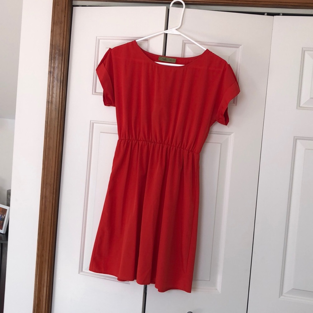 Fun Red 100% polyester dress from Francesca’s